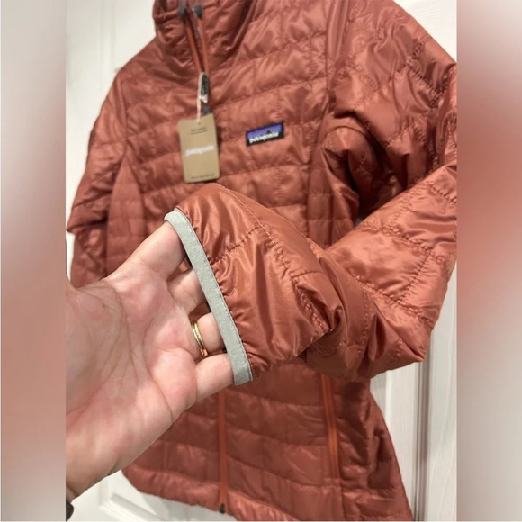 Patagonia Women’s XXL Nano Puff Jacket Burl Red Orange NWT Puffer Puffy - Picture 3 of 8